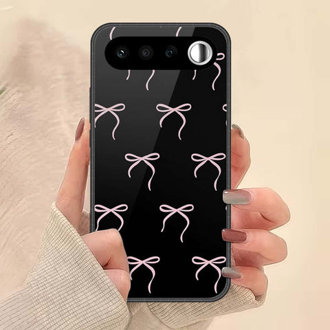 Realme 16 Cover - ONation Bow Series - HQ Ultra Shine Premium Infinity Glass Soft Silicon Borders Case