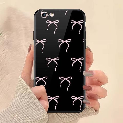 iPhone 6s Plus / 6 Plus Cover - ONation Bow Series - HQ Ultra Shine Premium Infinity Glass Soft Silicon Borders Case