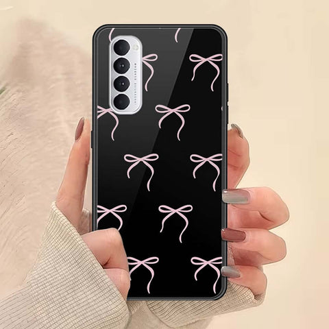 Oppo Reno 4 Pro Cover - ONation Bow Series - HQ Ultra Shine Premium Infinity Glass Soft Silicon Borders Case