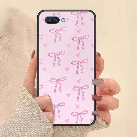 Huawei Honor 10 Cover - ONation Bow Series - HQ Ultra Shine Premium Infinity Glass Soft Silicon Borders Case