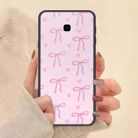 Samsung Galaxy J4 Plus Cover - ONation Bow Series - HQ Ultra Shine Premium Infinity Glass Soft Silicon Borders Case
