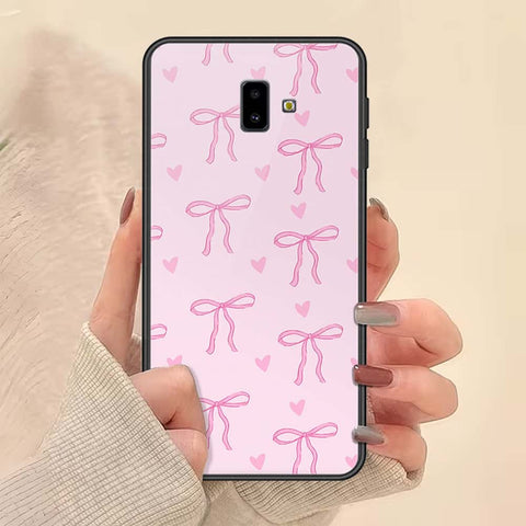 Samsung Galaxy J6 Prime Cover - ONation Bow Series - HQ Ultra Shine Premium Infinity Glass Soft Silicon Borders Case