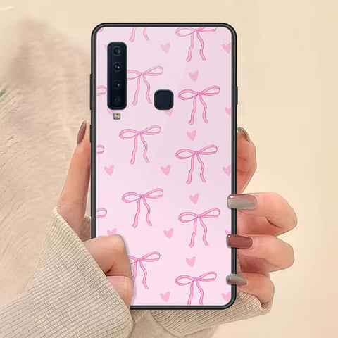 Samsung Galaxy A9s Cover - ONation Bow Series - HQ Ultra Shine Premium Infinity Glass Soft Silicon Borders Case