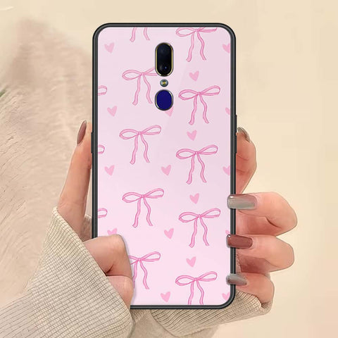 Oppo A9 / A9x Cover - ONation Bow Series - HQ Ultra Shine Premium Infinity Glass Soft Silicon Borders Case