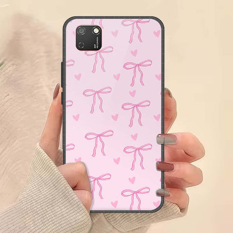 Honor 9S Cover - ONation Bow Series - HQ Ultra Shine Premium Infinity Glass Soft Silicon Borders Case