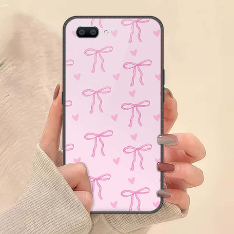 Oppo A12e Cover - ONation Bow Series - HQ Ultra Shine Premium Infinity Glass Soft Silicon Borders Case