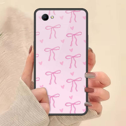 Oppo A3 Cover - ONation Bow Series - HQ Ultra Shine Premium Infinity Glass Soft Silicon Borders Case