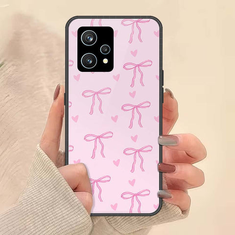 Realme 9 Pro Plus  Cover - ONation Bow Series - HQ Ultra Shine Premium Infinity Glass Soft Silicon Borders Case