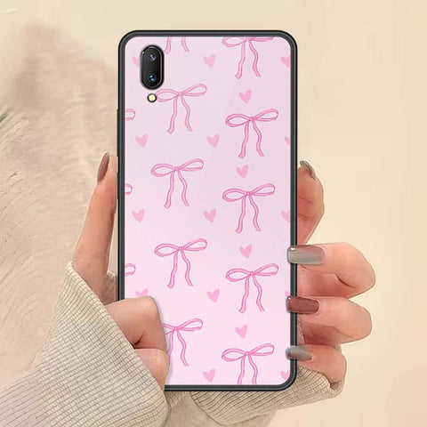 Vivo X21s Cover - ONation Bow Series - HQ Ultra Shine Premium Infinity Glass Soft Silicon Borders Case