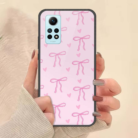 Xiaomi Redmi Note 12 Pro 4G Cover - ONation Bow Series - HQ Ultra Shine Premium Infinity Glass Soft Silicon Borders Case