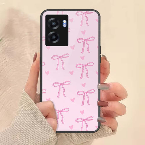 Realme V23 Cover - ONation Bow Series - HQ Ultra Shine Premium Infinity Glass Soft Silicon Borders Case