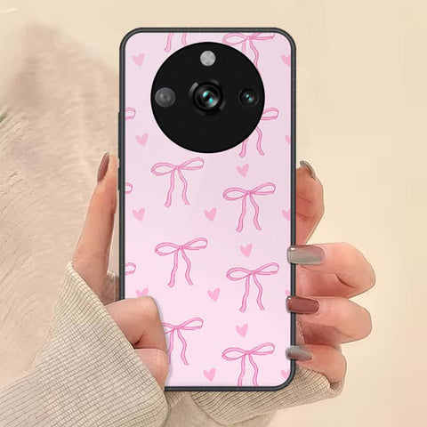 Realme 11 Pro Cover - ONation Bow Series - HQ Ultra Shine Premium Infinity Glass Soft Silicon Borders Case