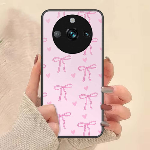 Realme 11 Pro Plus Cover - ONation Bow Series - HQ Ultra Shine Premium Infinity Glass Soft Silicon Borders Case