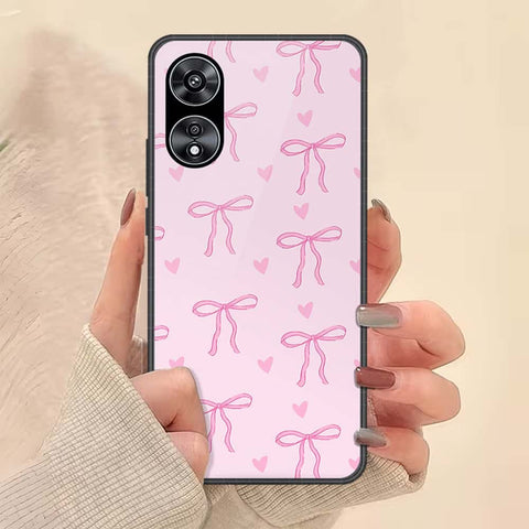 Oppo A97 5G Cover - ONation Bow Series - HQ Ultra Shine Premium Infinity Glass Soft Silicon Borders Case