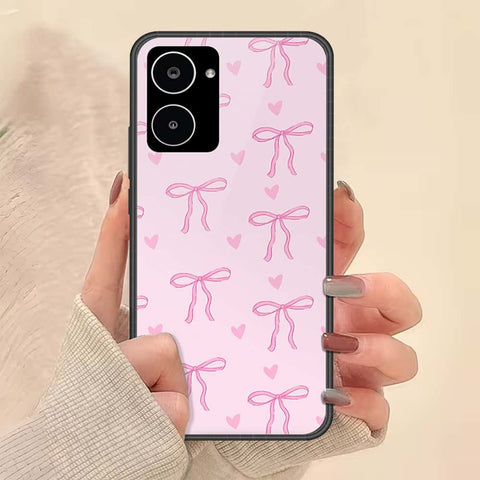 Realme 10 Cover - ONation Bow Series - HQ Ultra Shine Premium Infinity Glass Soft Silicon Borders Case