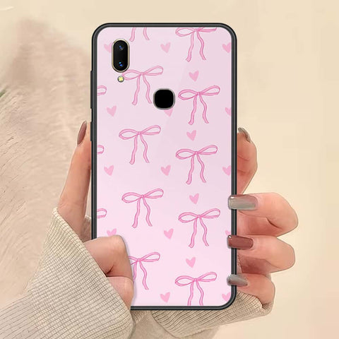 Vivo Z3I Cover - ONation Bow Series - HQ Ultra Shine Premium Infinity Glass Soft Silicon Borders Case