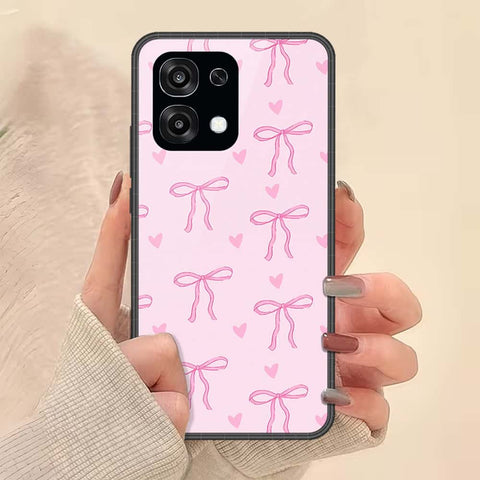 Oppo A6 Pro 5G Cover - ONation Bow Series - HQ Ultra Shine Premium Infinity Glass Soft Silicon Borders Case