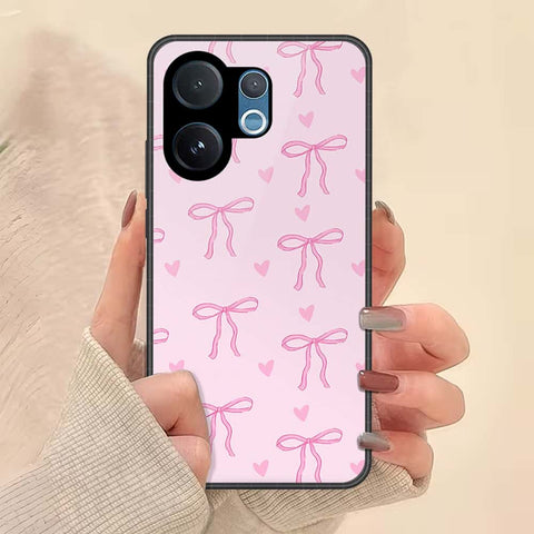 Vivo T4 Pro Cover - ONation Bow Series - HQ Ultra Shine Premium Infinity Glass Soft Silicon Borders Case