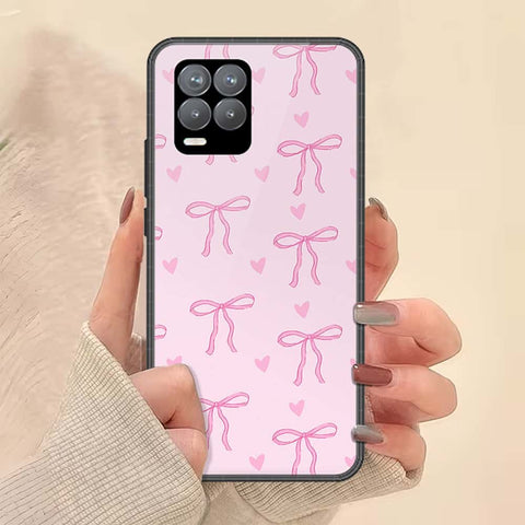 Realme 8 Pro Cover - ONation Bow Series - HQ Ultra Shine Premium Infinity Glass Soft Silicon Borders Case