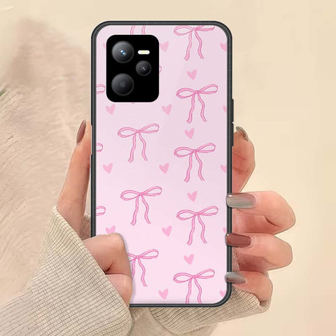 Realme Narzo 50A Prime Cover - ONation Bow Series - HQ Ultra Shine Premium Infinity Glass Soft Silicon Borders Case