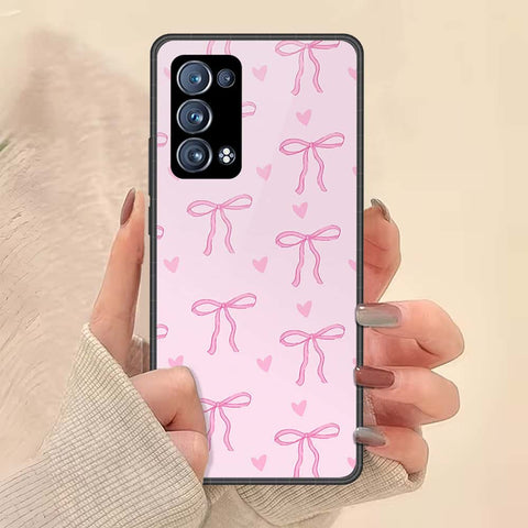 Oppo Reno 6 Pro Plus Cover - ONation Bow Series - HQ Ultra Shine Premium Infinity Glass Soft Silicon Borders Case