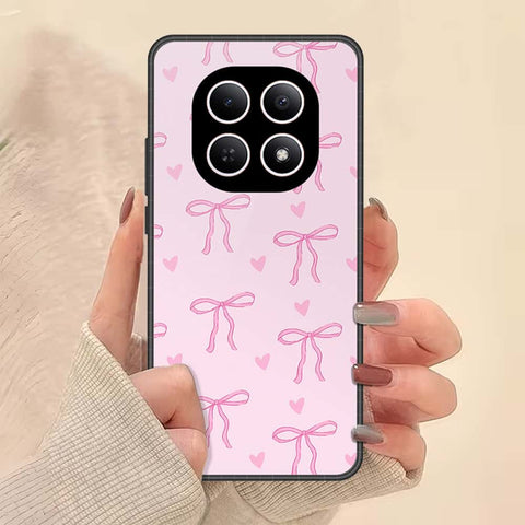 Xiaomi Redmi Note 15 Cover - ONation Bow Series - HQ Ultra Shine Premium Infinity Glass Soft Silicon Borders Case