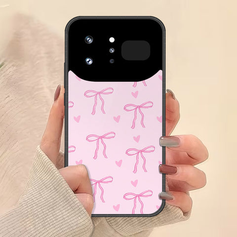 Infinix Note 60 Ultra Cover - ONation Bow Series - HQ Ultra Shine Premium Infinity Glass Soft Silicon Borders Case