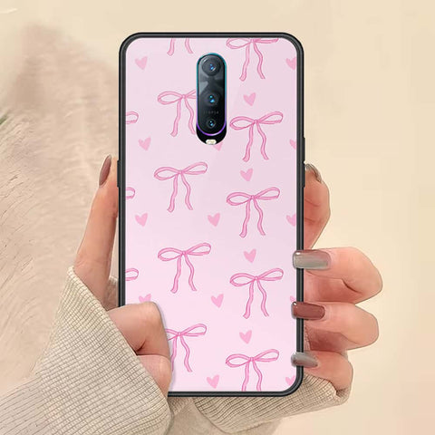 Oppo R17 Pro Cover - ONation Bow Series - HQ Ultra Shine Premium Infinity Glass Soft Silicon Borders Case