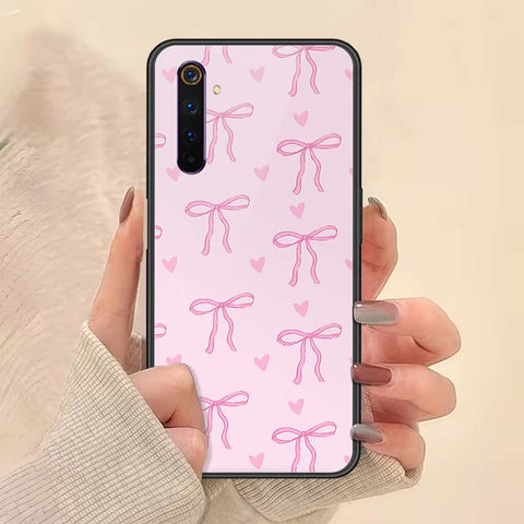 Realme 6 Pro Cover - ONation Bow Series - HQ Ultra Shine Premium Infinity Glass Soft Silicon Borders Case
