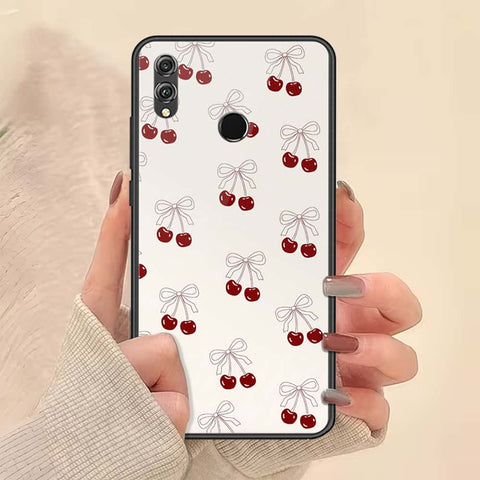 Huawei Honor 8X Cover - ONation Bow Series - HQ Ultra Shine Premium Infinity Glass Soft Silicon Borders Case
