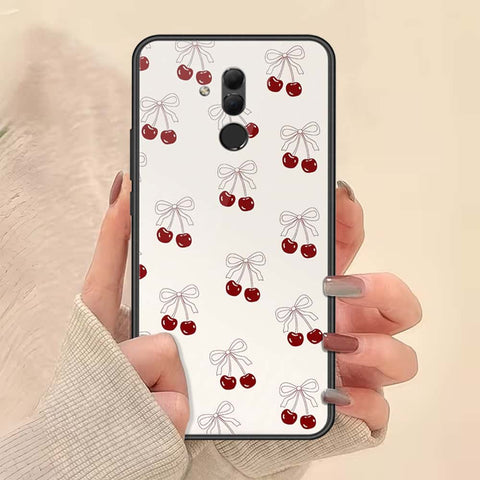 Huawei Mate 20 Lite Cover - ONation Bow Series - HQ Ultra Shine Premium Infinity Glass Soft Silicon Borders Case