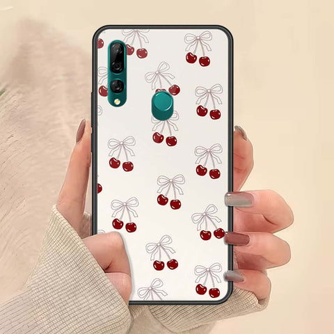 Huawei Y9 Prime 2019 Cover - ONation Bow Series - HQ Ultra Shine Premium Infinity Glass Soft Silicon Borders Case