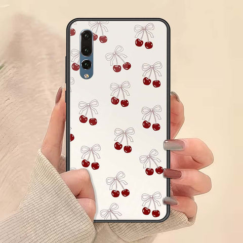 Huawei P20 Pro Cover - ONation Bow Series - HQ Ultra Shine Premium Infinity Glass Soft Silicon Borders Case