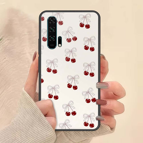 Honor 20 Pro Cover - ONation Bow Series - HQ Ultra Shine Premium Infinity Glass Soft Silicon Borders Case