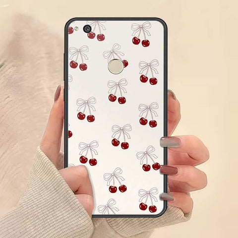 Huawei Honor 8 Lite Cover - ONation Bow Series - HQ Ultra Shine Premium Infinity Glass Soft Silicon Borders Case