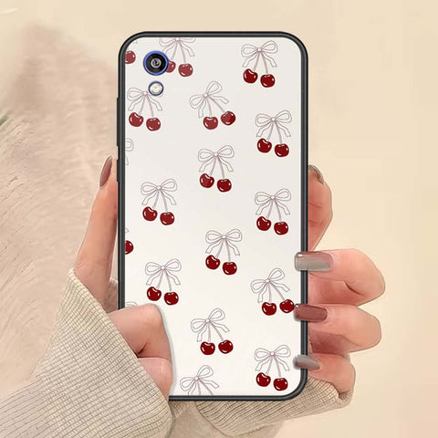 Huawei Honor 8S Cover - ONation Bow Series - HQ Ultra Shine Premium Infinity Glass Soft Silicon Borders Case
