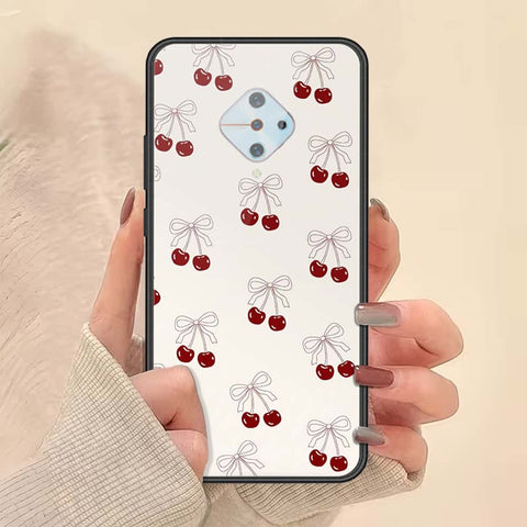 Vivo Y51 (2020 September) Cover - ONation Bow Series - HQ Ultra Shine Premium Infinity Glass Soft Silicon Borders Case