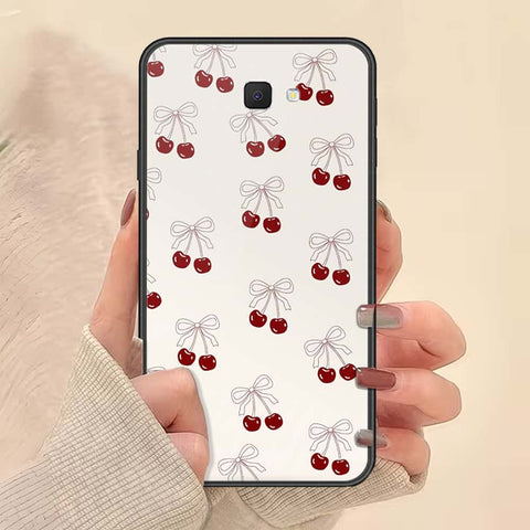 Samsung Galaxy J7 Prime Cover - ONation Bow Series - HQ Ultra Shine Premium Infinity Glass Soft Silicon Borders Case