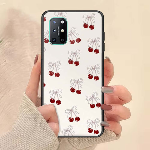 OnePlus 8T Cover - ONation Bow Series - HQ Ultra Shine Premium Infinity Glass Soft Silicon Borders Case