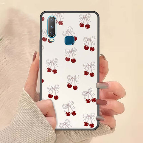 Vivo Y12 Cover - ONation Bow Series - HQ Ultra Shine Premium Infinity Glass Soft Silicon Borders Case