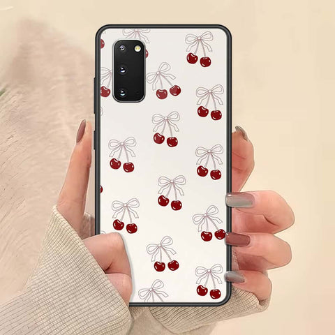 Samsung Galaxy S20 Plus Cover - ONation Bow Series - HQ Ultra Shine Premium Infinity Glass Soft Silicon Borders Case