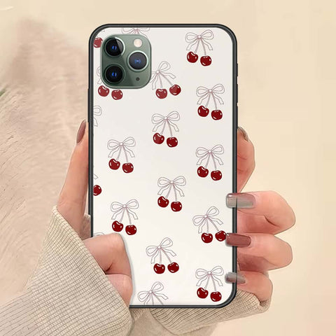 iPhone 11 Pro - ONation Bow Series - HQ Ultra Shine Premium Infinity Glass Soft Silicon Borders Case