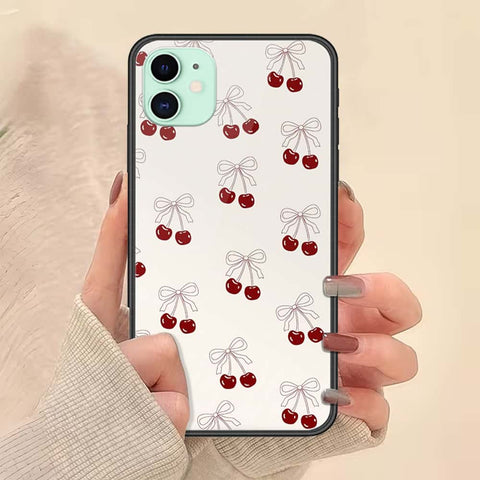 iPhone 11 - ONation Bow Series - HQ Ultra Shine Premium Infinity Glass Soft Silicon Borders Case