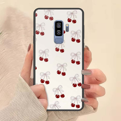 Samsung Galaxy S9 Plus Cover - ONation Bow Series - HQ Ultra Shine Premium Infinity Glass Soft Silicon Borders Case