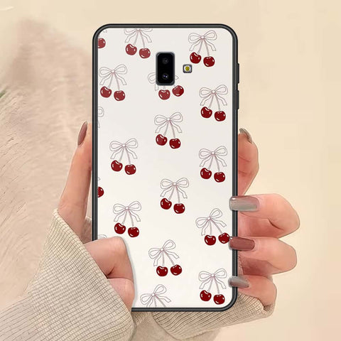 Samsung Galaxy J6 Prime Cover - ONation Bow Series - HQ Ultra Shine Premium Infinity Glass Soft Silicon Borders Case