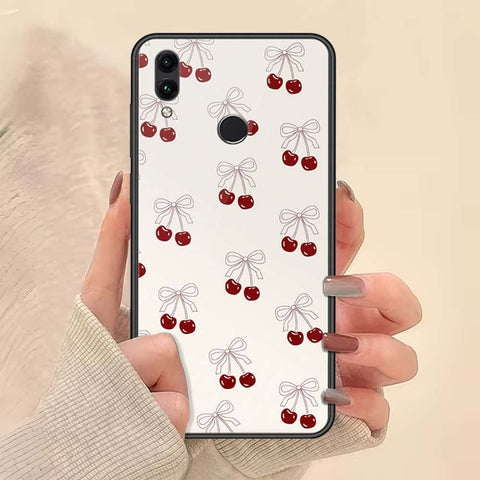 Huawei Honor 10 Lite Cover - ONation Bow Series - HQ Ultra Shine Premium Infinity Glass Soft Silicon Borders Case