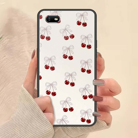 Oppo A1k Cover - ONation Bow Series - HQ Ultra Shine Premium Infinity Glass Soft Silicon Borders Case