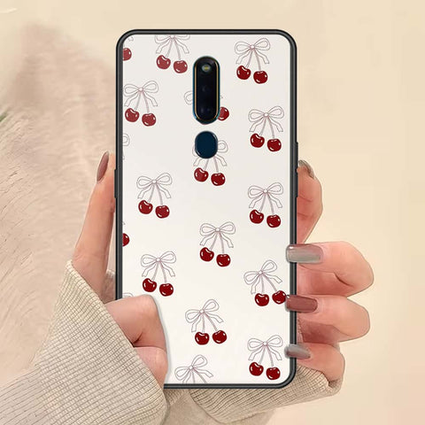 Oppo F11 Pro Cover - ONation Bow Series - HQ Ultra Shine Premium Infinity Glass Soft Silicon Borders Case