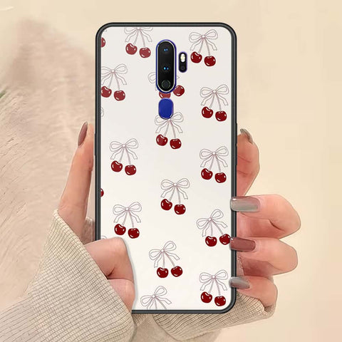 Oppo A9 2020 Cover - ONation Bow Series - HQ Ultra Shine Premium Infinity Glass Soft Silicon Borders Case