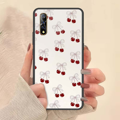 Vivo Y7s Cover - ONation Bow Series - HQ Ultra Shine Premium Infinity Glass Soft Silicon Borders Case